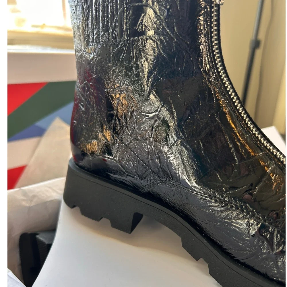 Katy Perry Women’s The Daarling Combat Boots Black Size 7.5 New in Box!